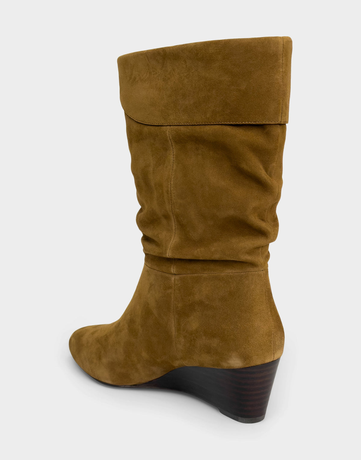 Comfortable Women's Mid Calf Boot In Brown Suede | Aerosoles Shoes