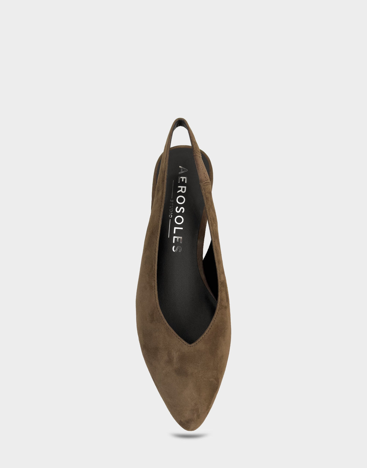 Comfortable Women's Slingback In Brown Suede | Aerosoles Shoes