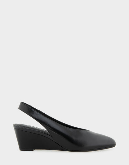 Comfortable Women's Slingback In Black Suede | Aerosoles Shoes