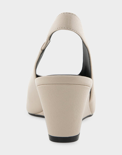 Comfortable Women's Slingback In Beige Suede | Aerosoles Shoes
