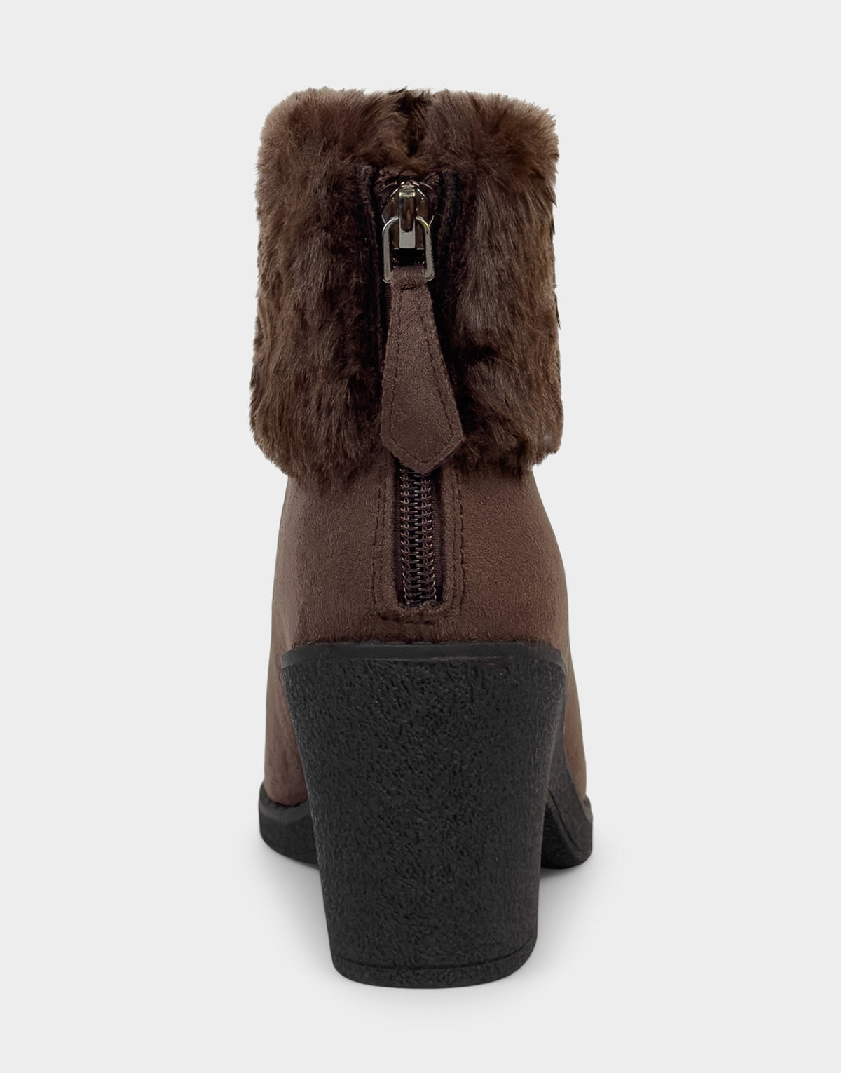 Comfortable Women's Wedge Bootie In Brown Faux Suede | Aerosoles Shoes
