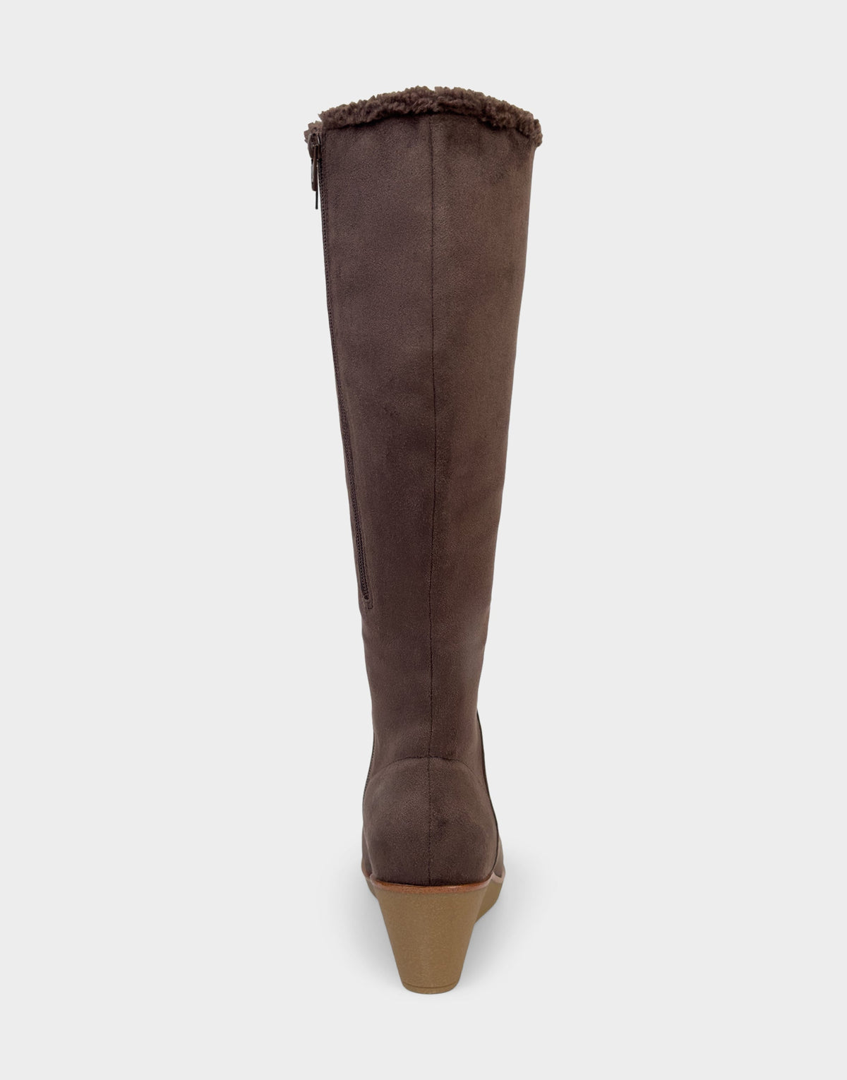 Comfortable Women's Wedge Boot In Brown Faux Suede | Aerosoles Shoes