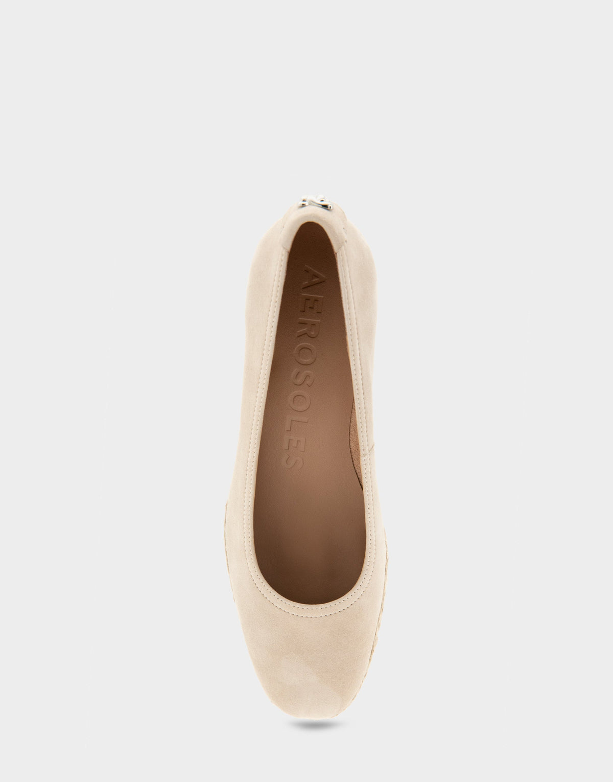 Comfortable Women's Wedge Heels in Stone Suede | Aerosoles Shoes