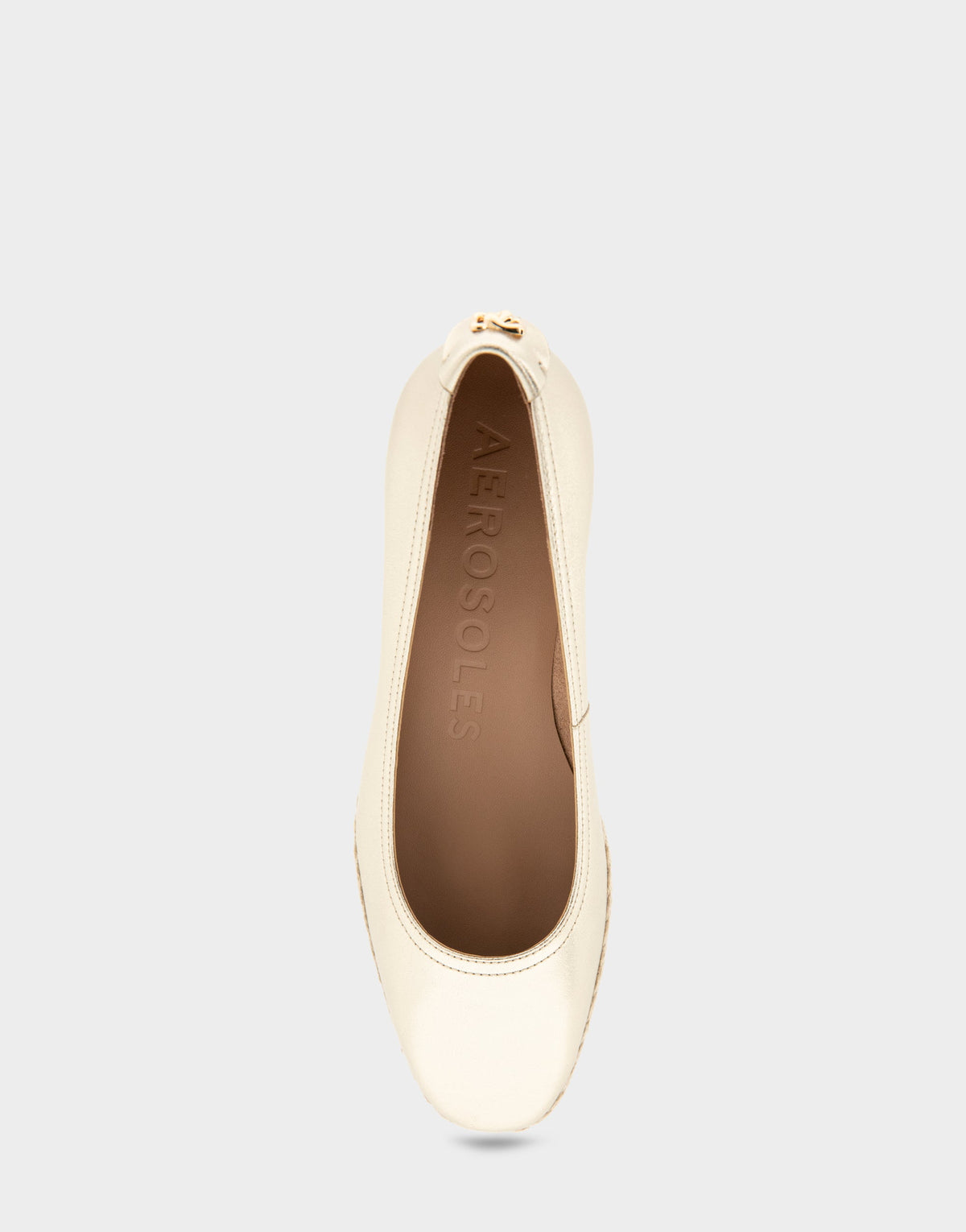 Comfortable Women's Wedge Heels in Soft Gold Leather | Aerosoles Shoes