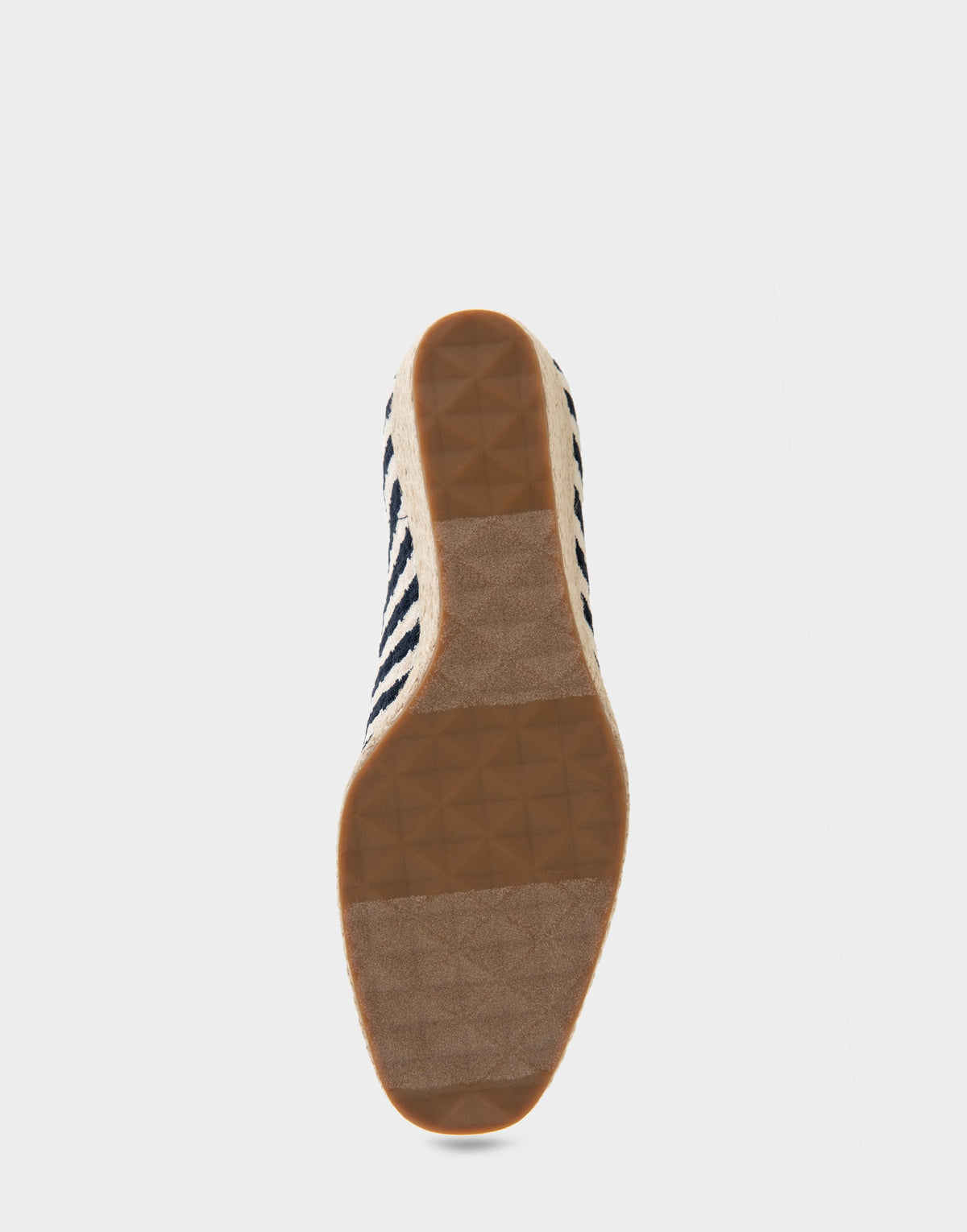 Comfortable Women's Wedge Heels in Eggnog/navy Stripe Textured Fabric Knit Fabric | Aerosoles Shoes