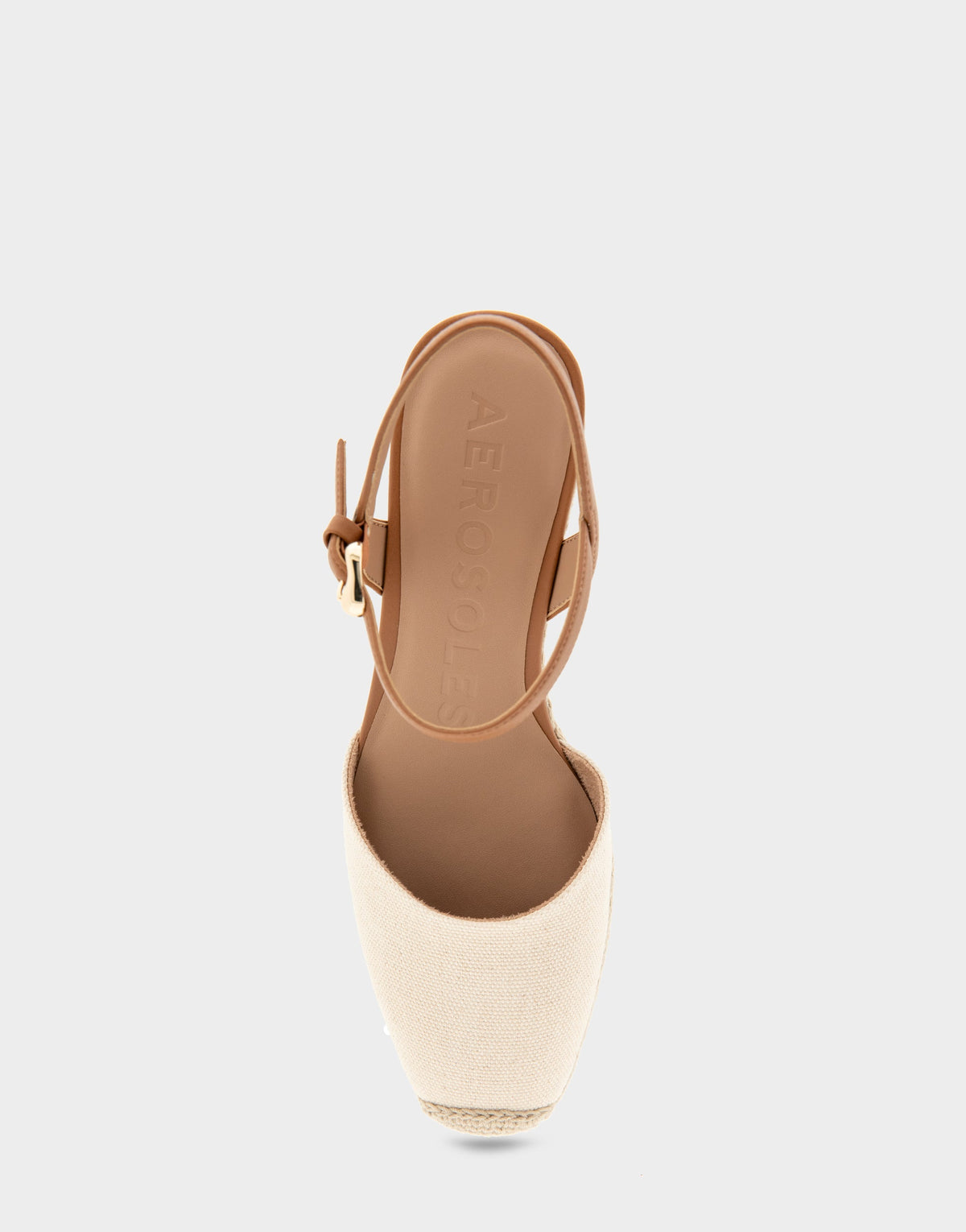 Comfortable Women's Wedge Heels in Natural Canvas Fabric | Aerosoles Shoes