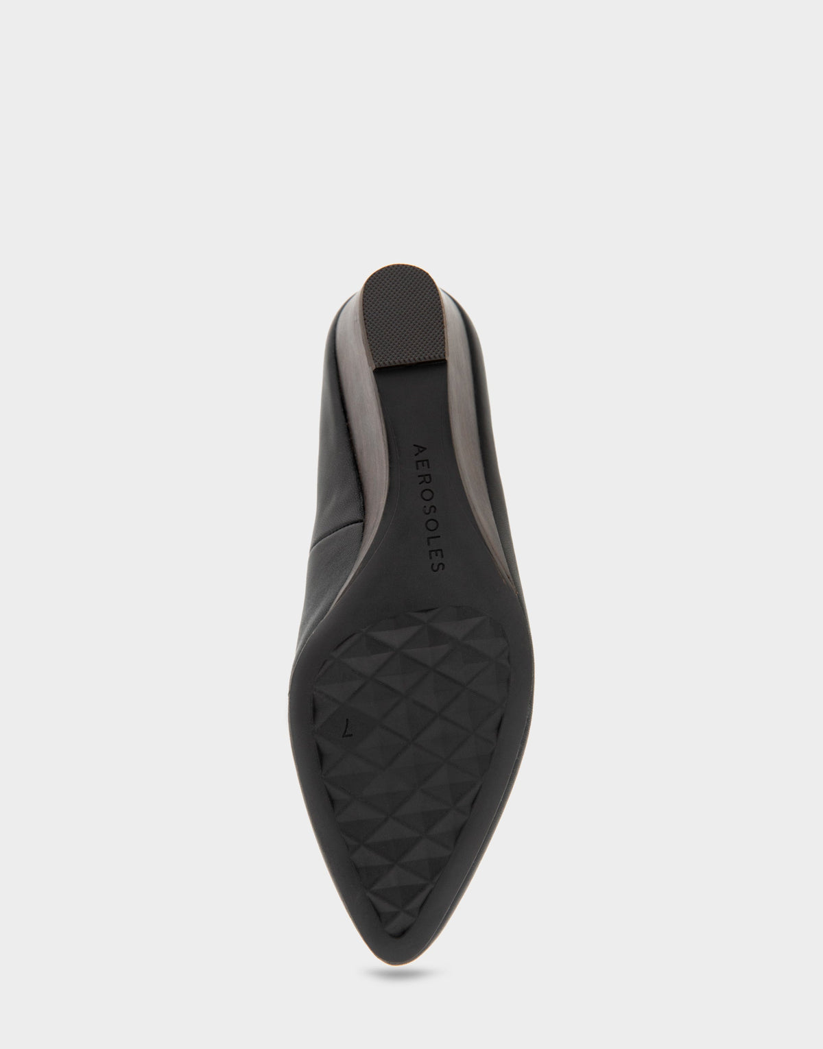 Comfortable Women's Wedge Heels in Black Leather | Aerosoles Shoes
