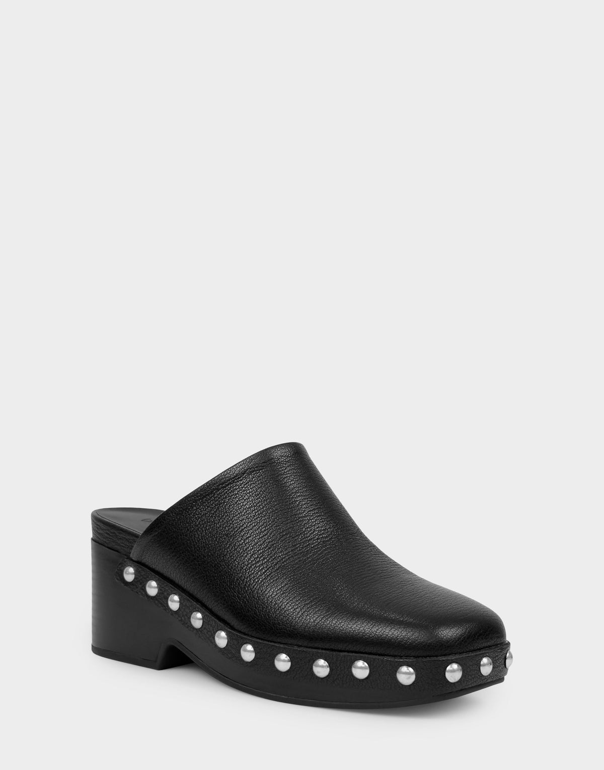 Comfortable Women's Clog In Black Leather | Aerosoles Shoes