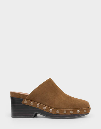 Comfortable Women's Clog In Brown Suede | Aerosoles Shoes