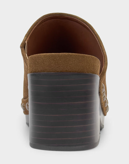 Comfortable Women's Clog In Brown Suede | Aerosoles Shoes