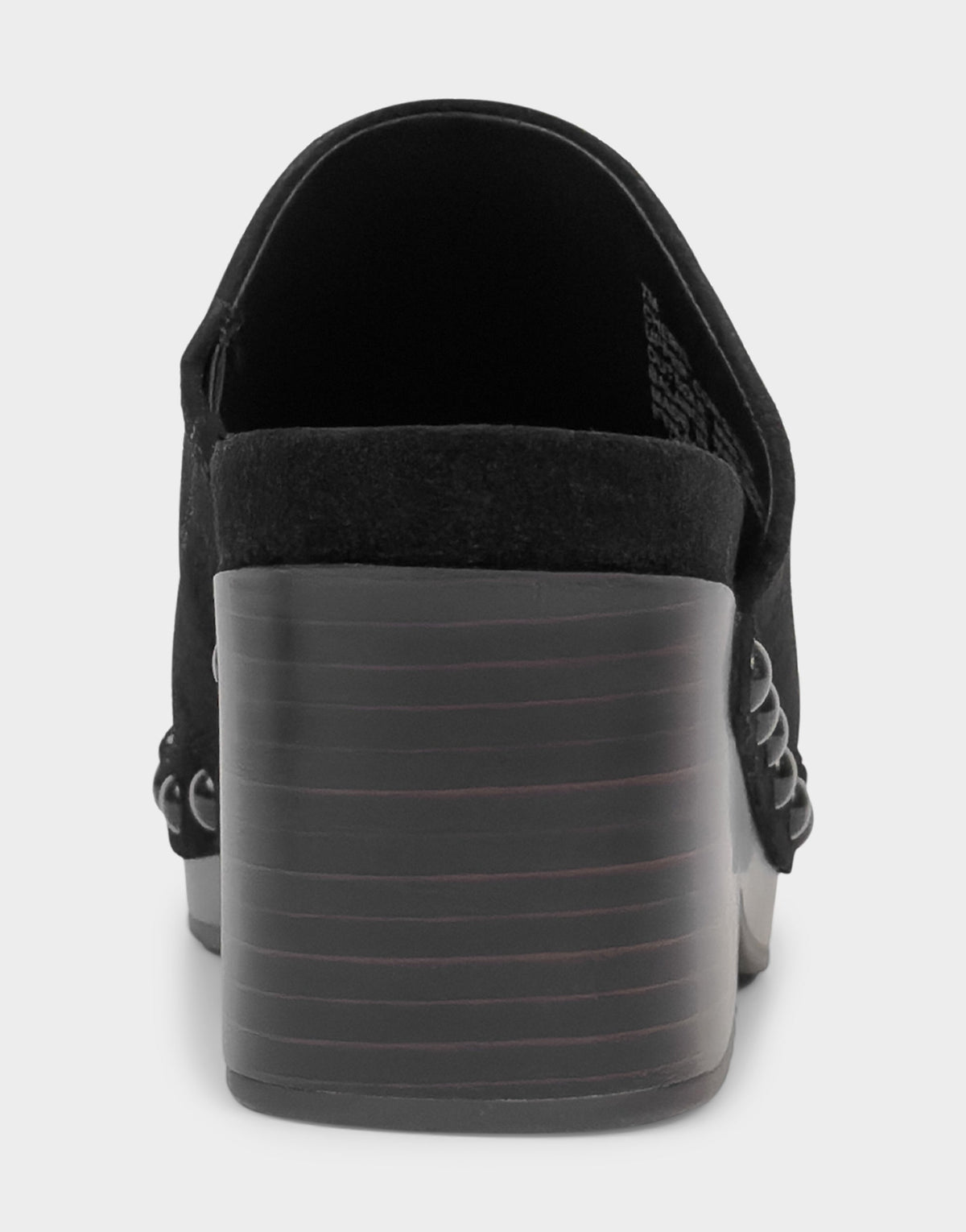 Comfortable Women's Clog In Black Suede | Aerosoles Shoes