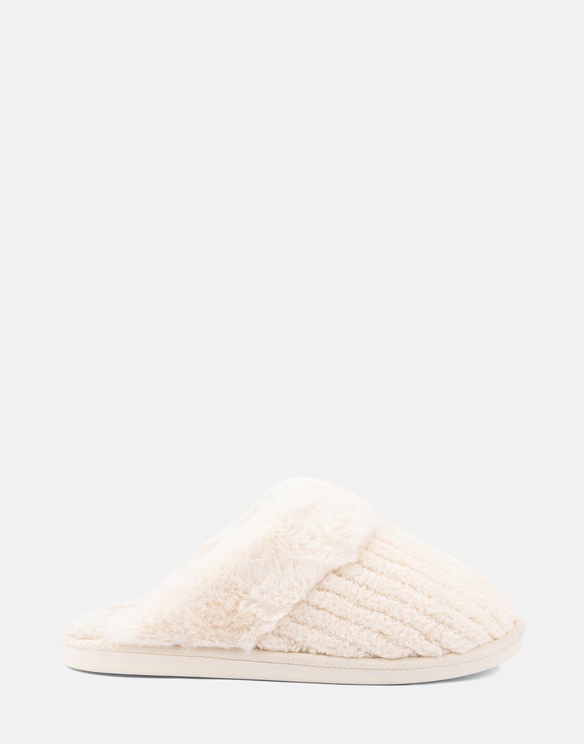 Comfortable Women's Slipper in Off White Fabric | Aerosoles Shoes|Handbags
