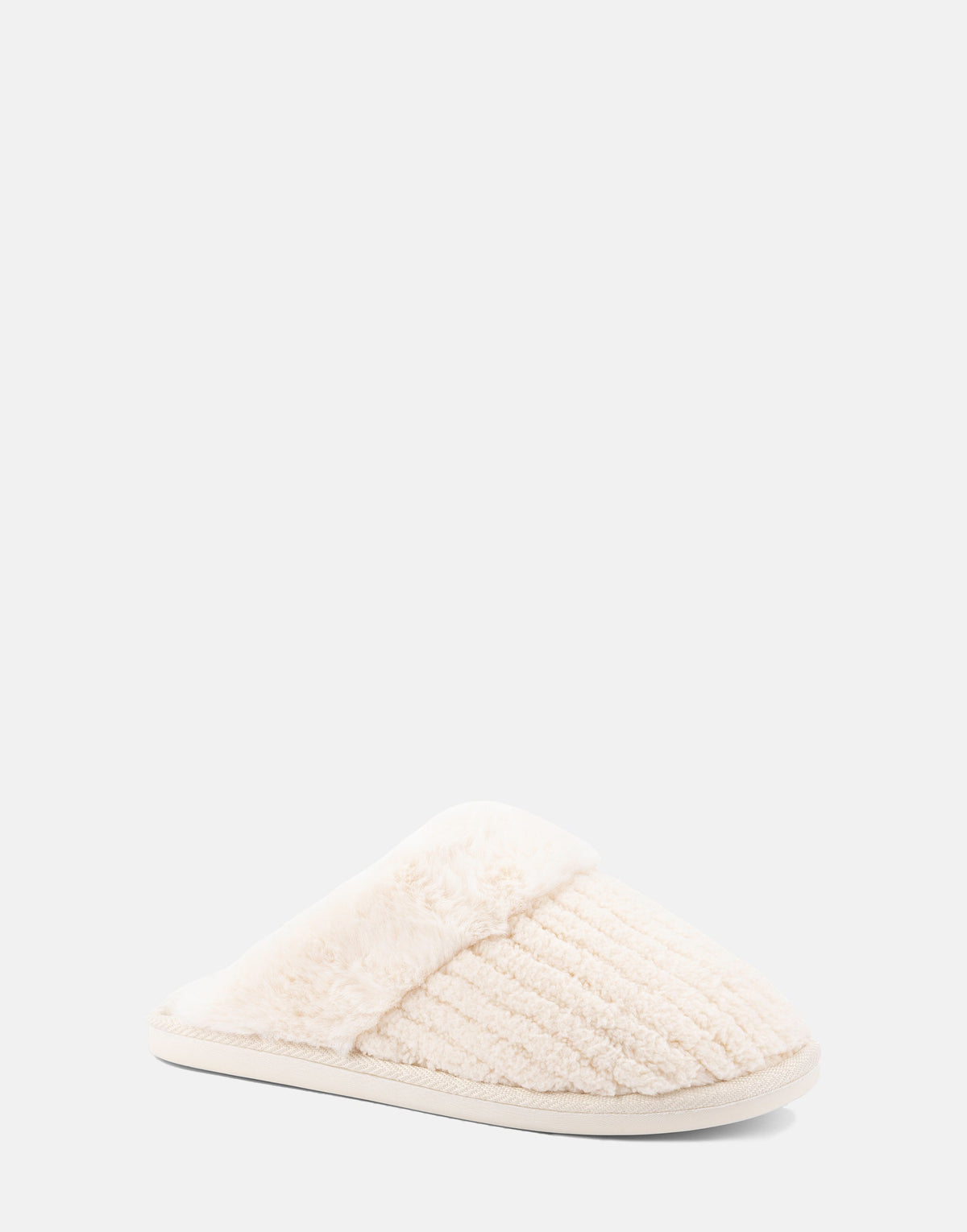 Comfortable Women's Slipper in Off White Fabric | Aerosoles Shoes|Handbags