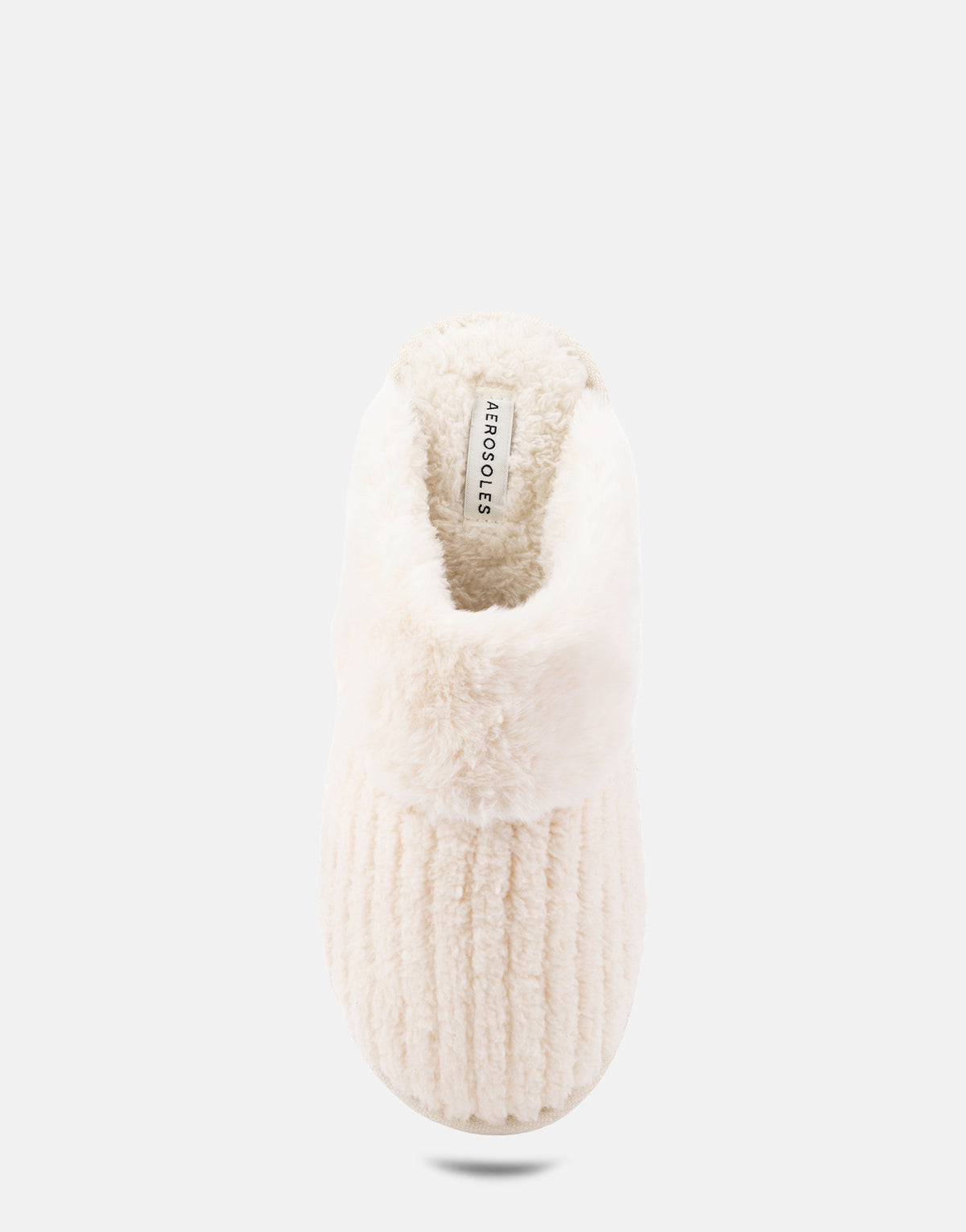 Comfortable Women's Slipper in Off White Fabric | Aerosoles Shoes|Handbags