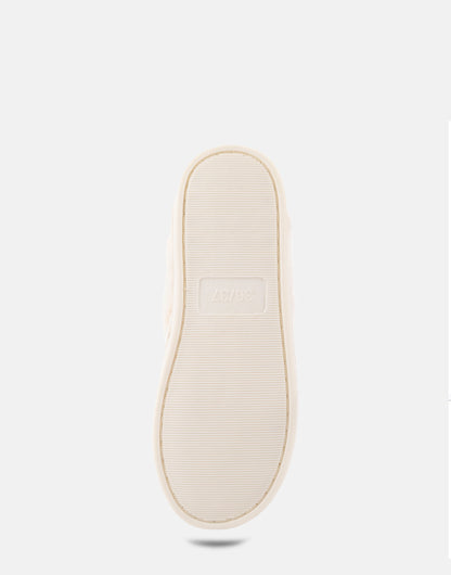 Comfortable Women's Slipper in Off White Fabric | Aerosoles Shoes|Handbags