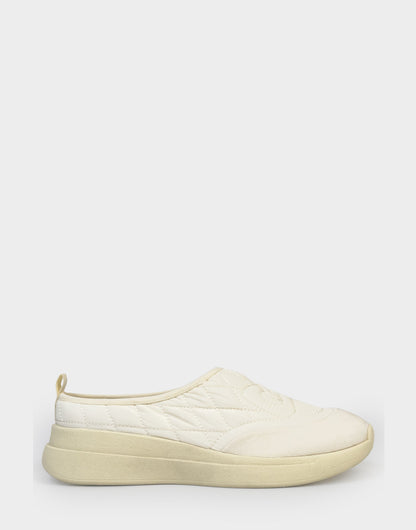 Comfortable Women's Mule Sneaker In Off White Fabric | Aerosoles Shoes