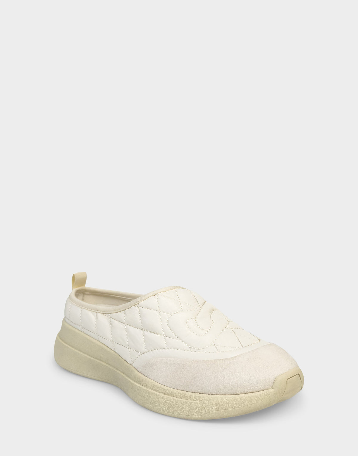 Comfortable Women's Mule Sneaker In Off White Fabric | Aerosoles Shoes