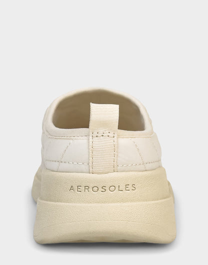 Comfortable Women's Mule Sneaker In Off White Fabric | Aerosoles Shoes