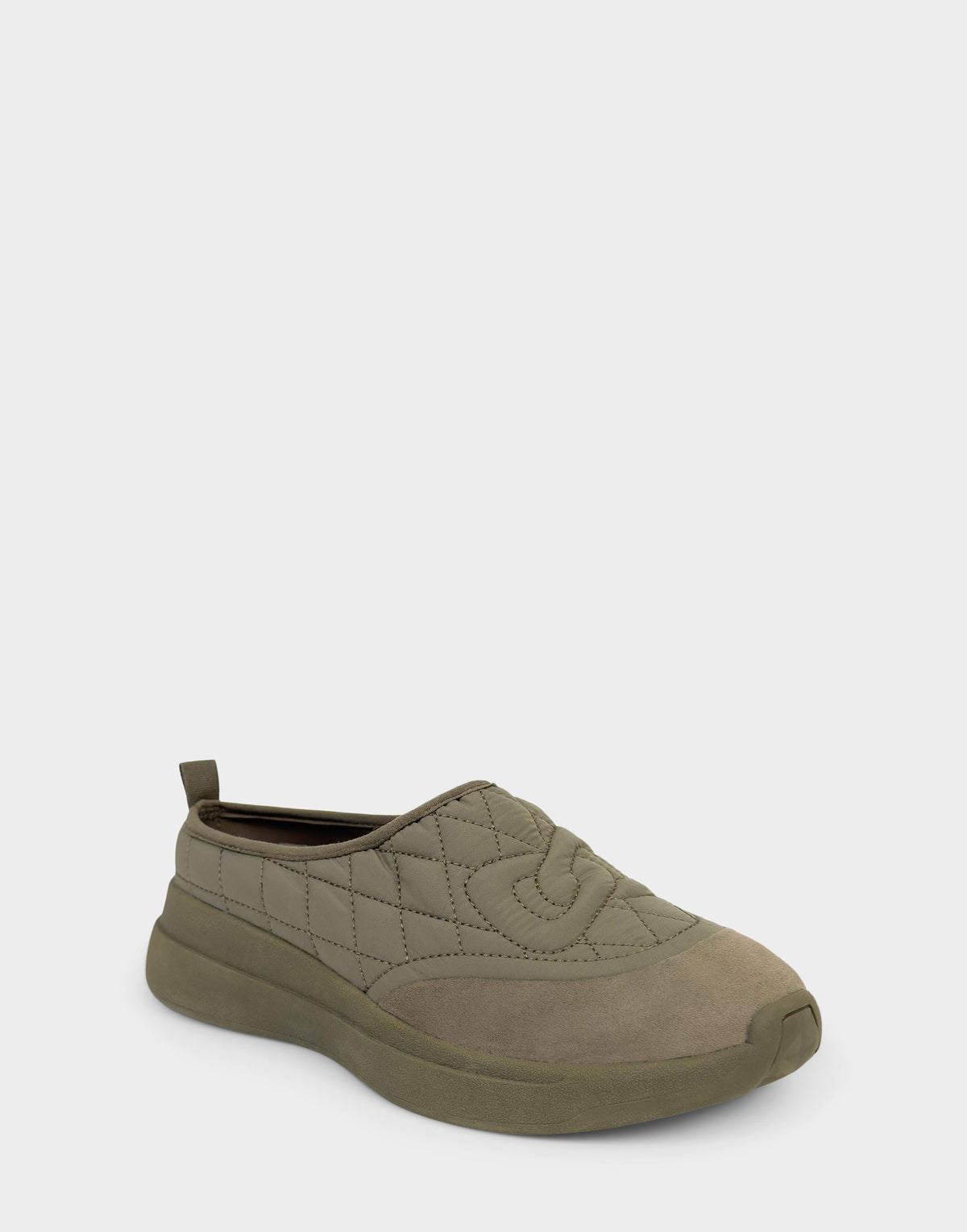 Comfortable Women's Mule Sneaker In Green Fabric | Aerosoles Shoes