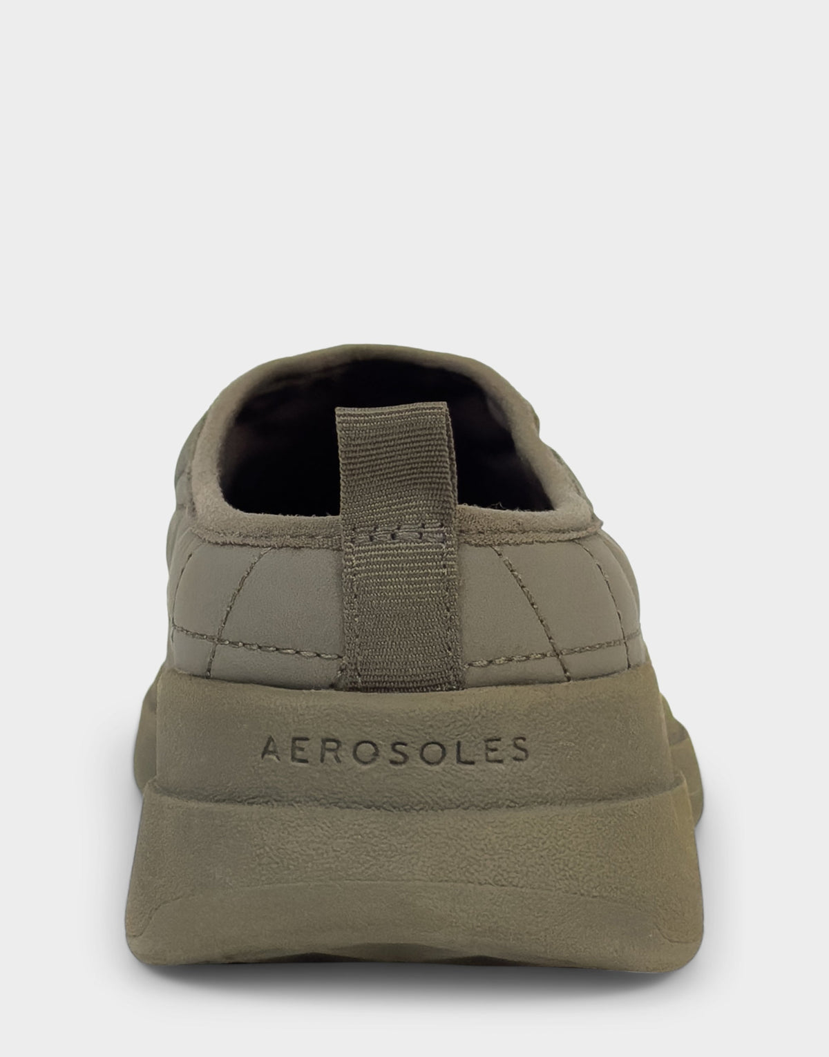 Comfortable Women's Mule Sneaker In Green Fabric | Aerosoles Shoes