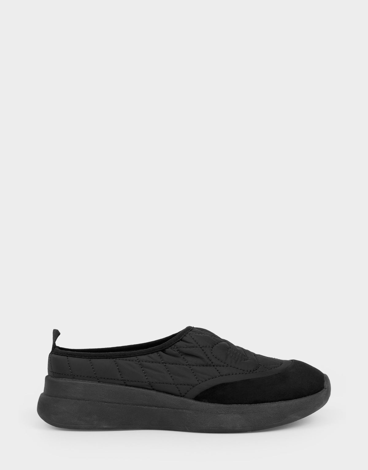 Comfortable Women's Mule Sneaker In Black Fabric | Aerosoles Shoes