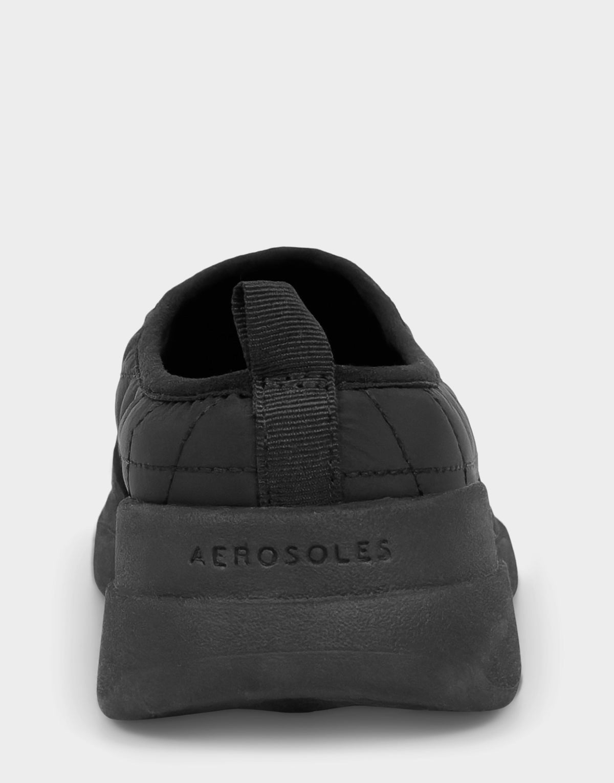 Comfortable Women's Mule Sneaker In Black Fabric | Aerosoles Shoes