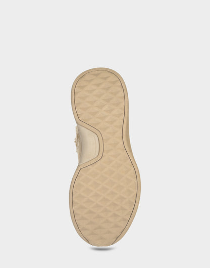 Comfortable Women's Sneaker Mule In Beige Faux Suede | Aerosoles Shoes
