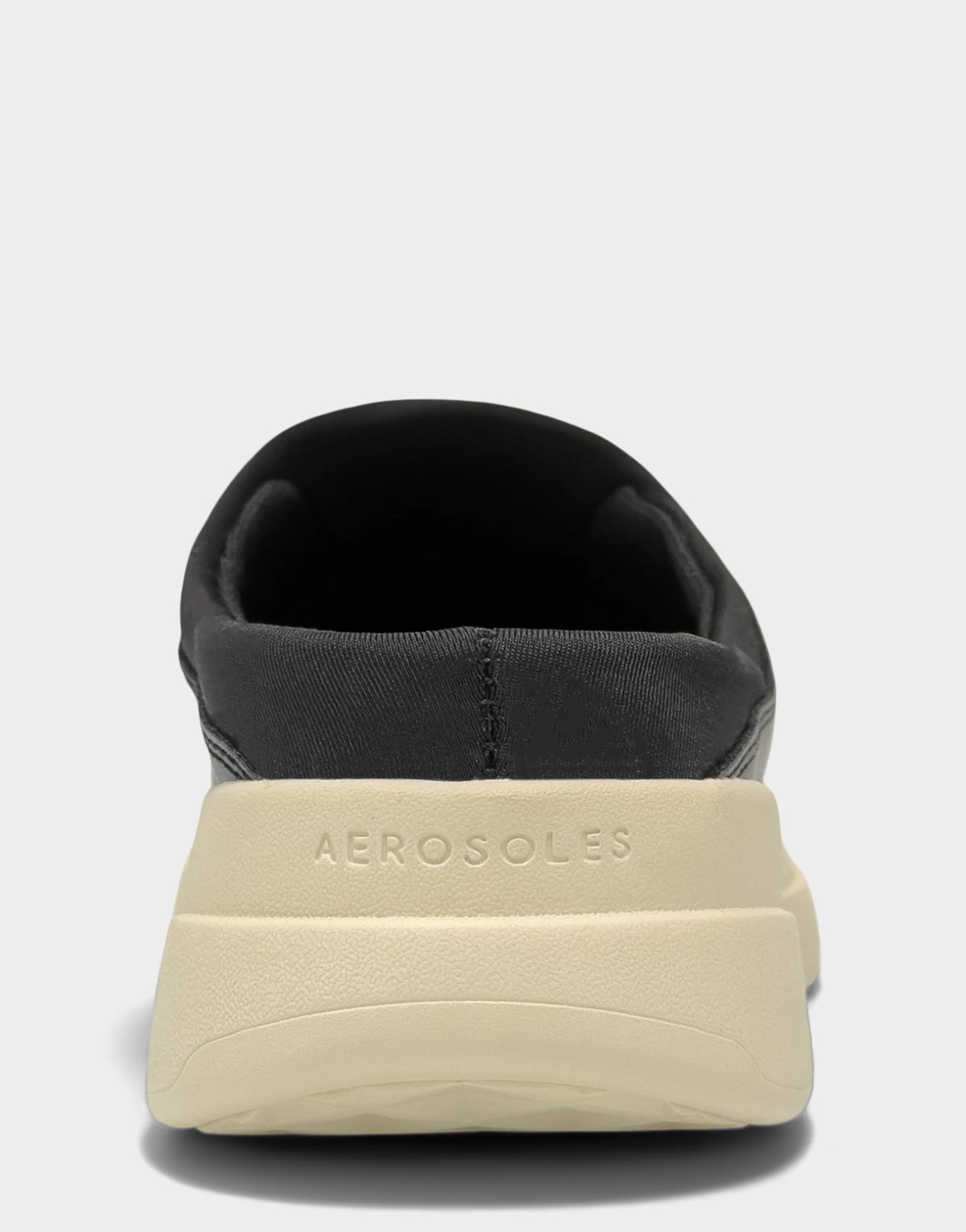 Comfortable Women's Mule in Black Faux Leather/neoprene | Aerosoles Shoes
