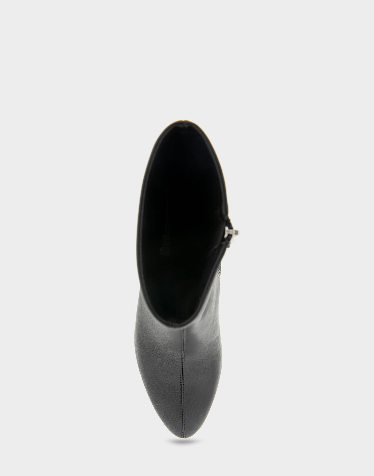 Comfortable Women's Mid Block Heel Bootie In Black Faux Leather | Aerosoles Shoes