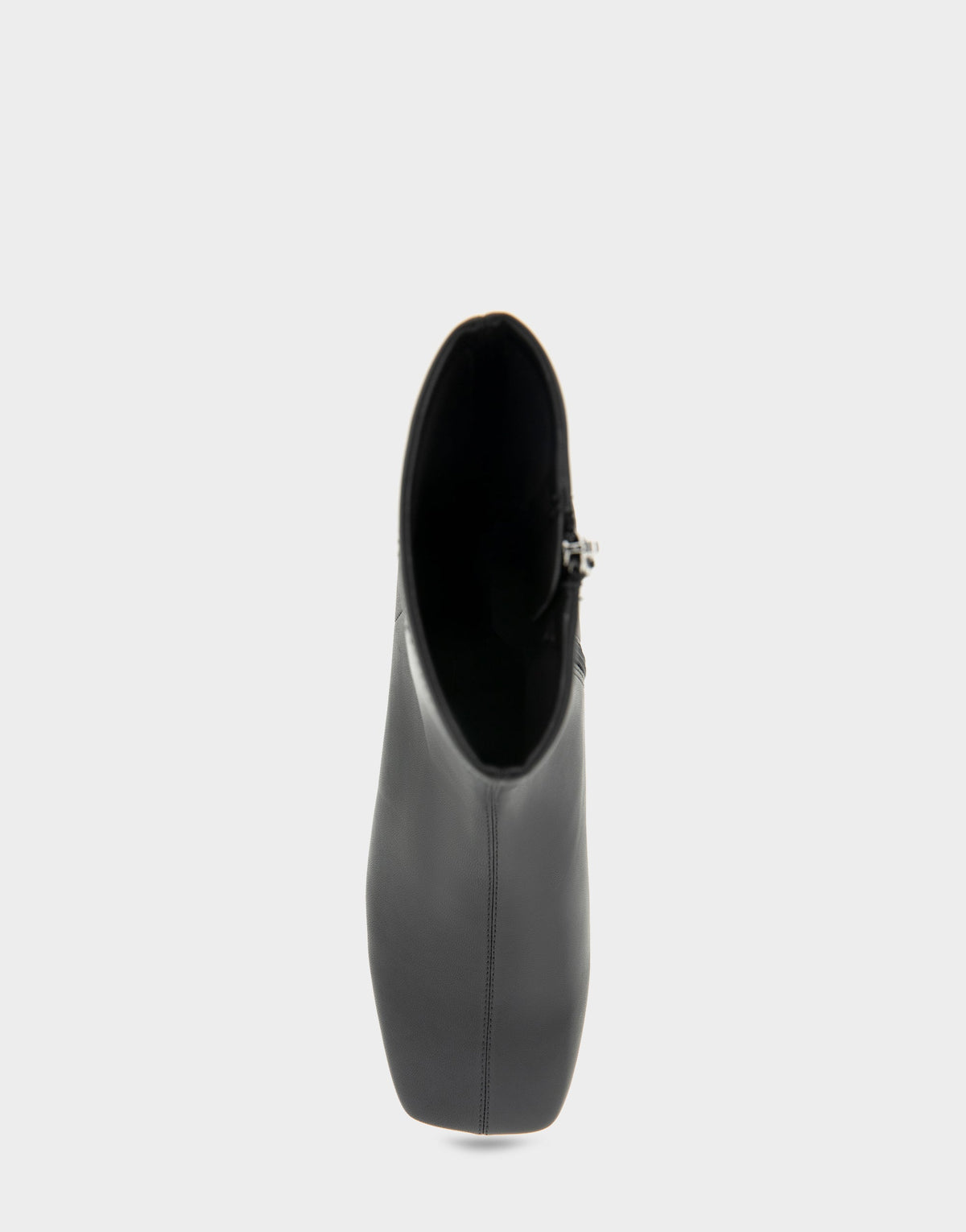 Comfortable Women's Low Block Heel Bootie In Black Faux Leather | Aerosoles Shoes