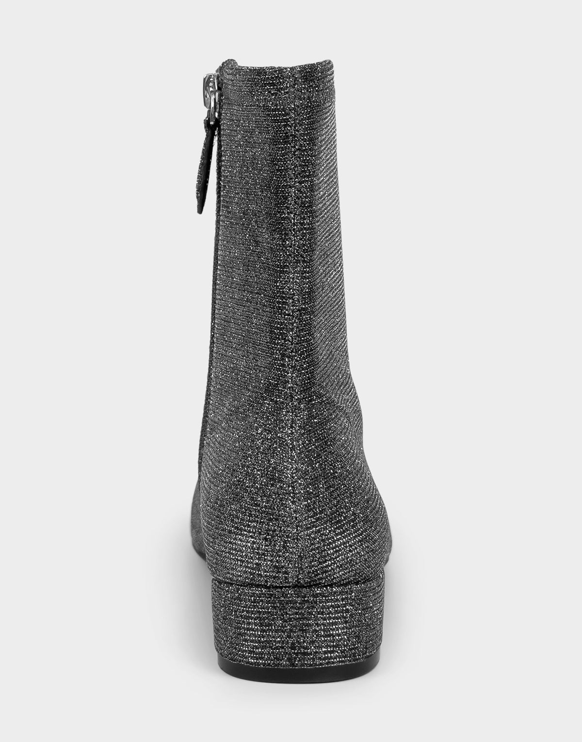 Comfortable Women's Low Block Heel Bootie In Gunmetal Fabric | Aerosoles Shoes