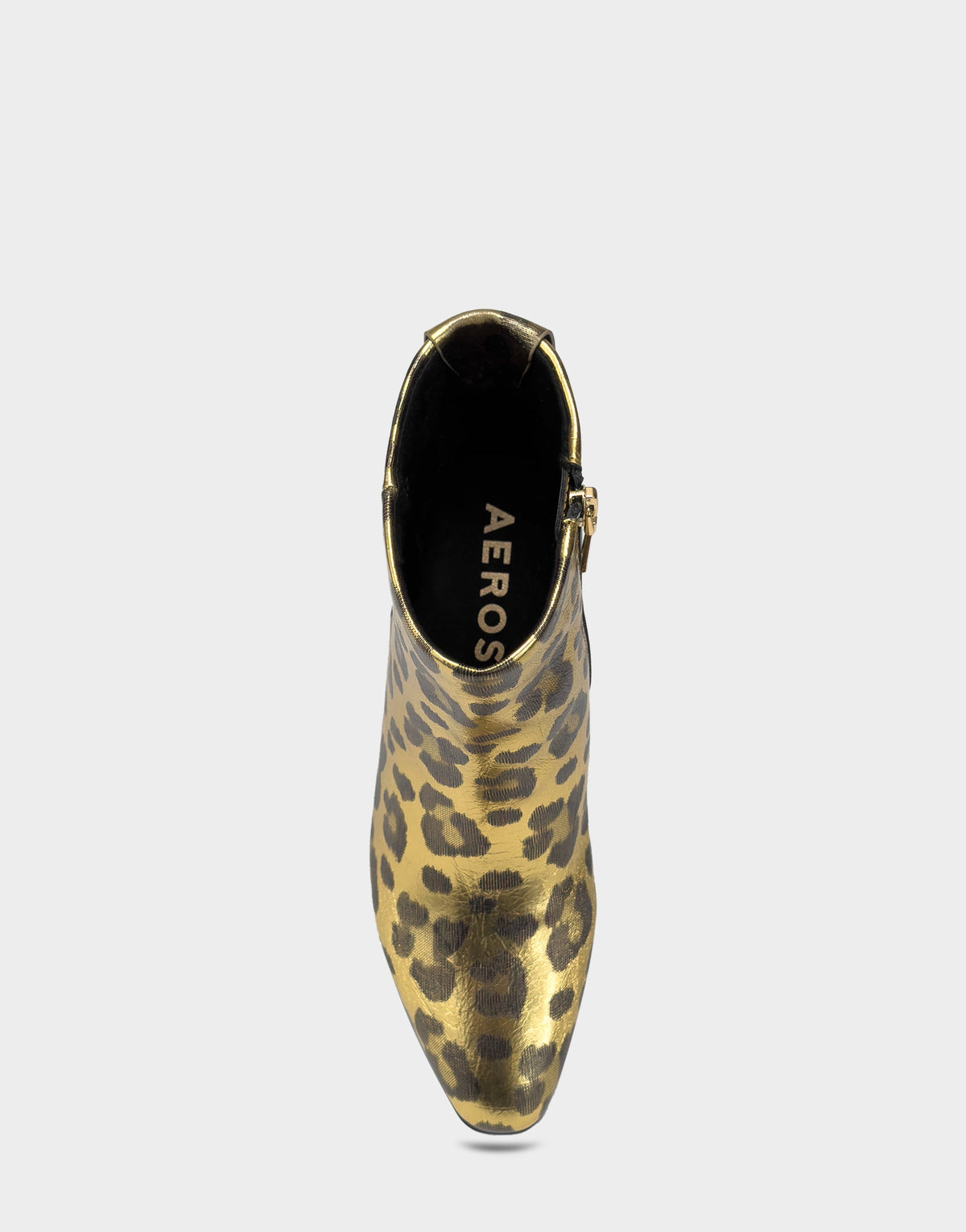 Comfortable Women's Mid Block Heel Bootie In Animal Print Faux Leather | Aerosoles Shoes