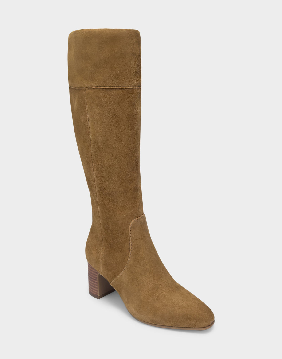 Comfortable Women's Mid Block Heel Boot In Brown Suede | Aerosoles Shoes