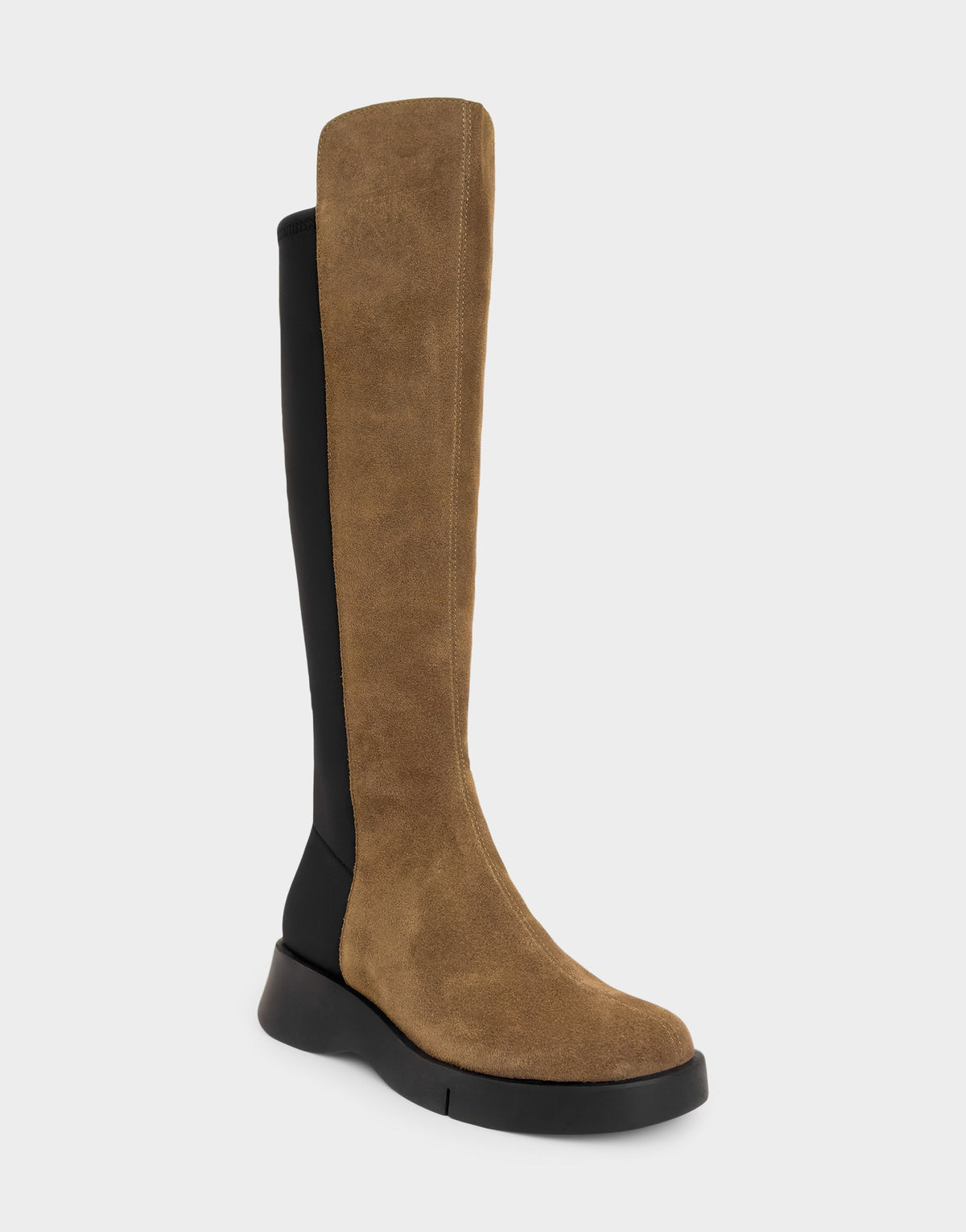 Comfortable Women's Flatform Boot In Brown Suede | Aerosoles Shoes