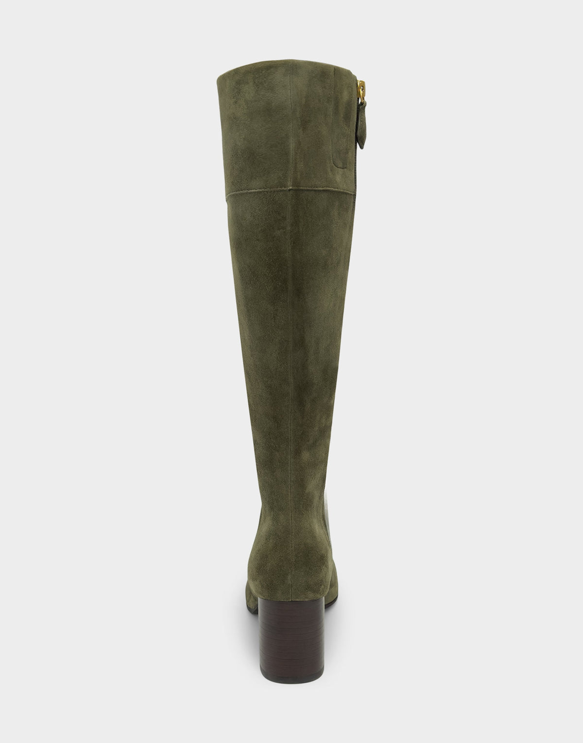Comfortable Women's Mid Block Heel Boot In Green Suede | Aerosoles Shoes