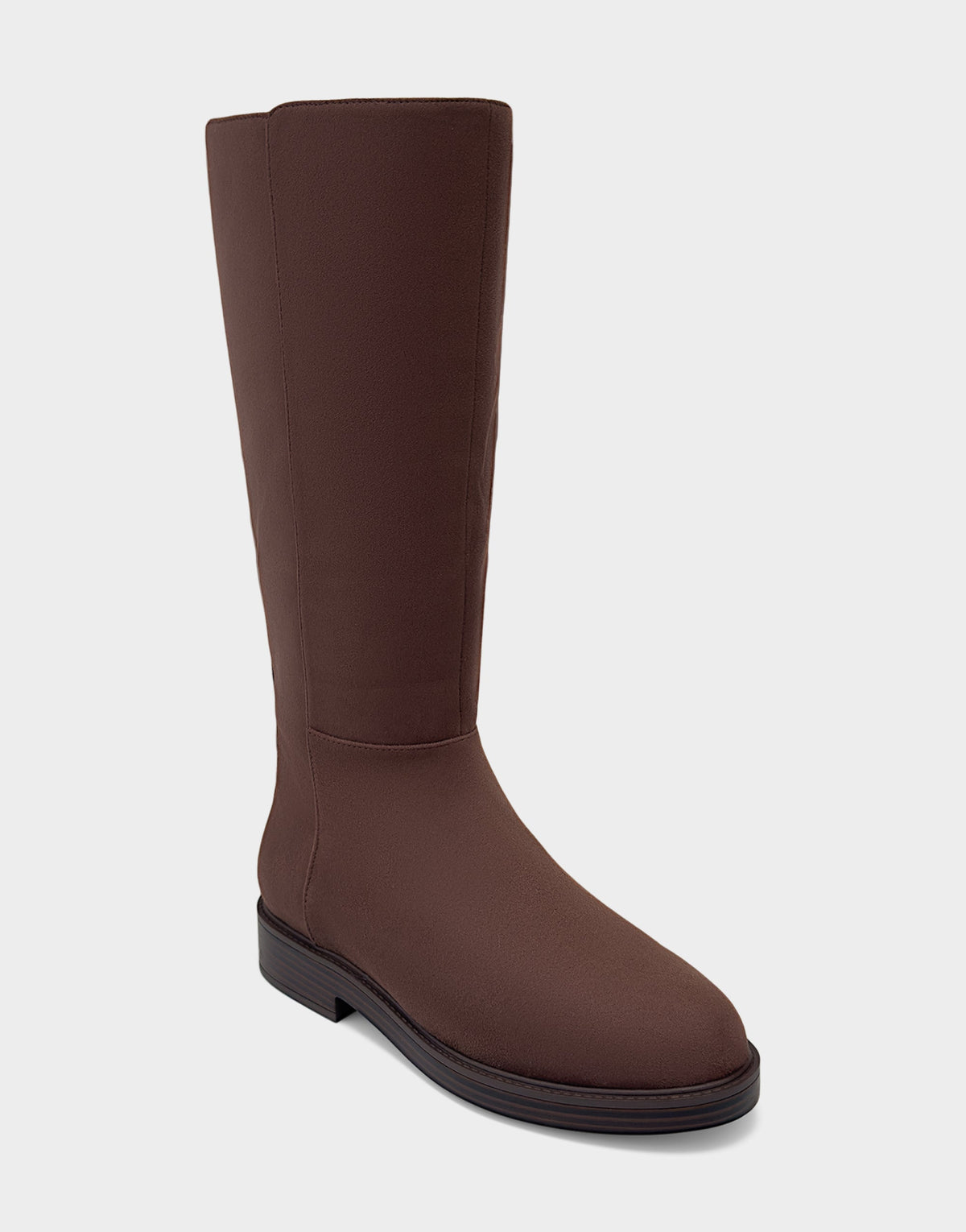 Comfortable Women's Low Block Heel Boot In Brown Faux Suede | Aerosoles Shoes