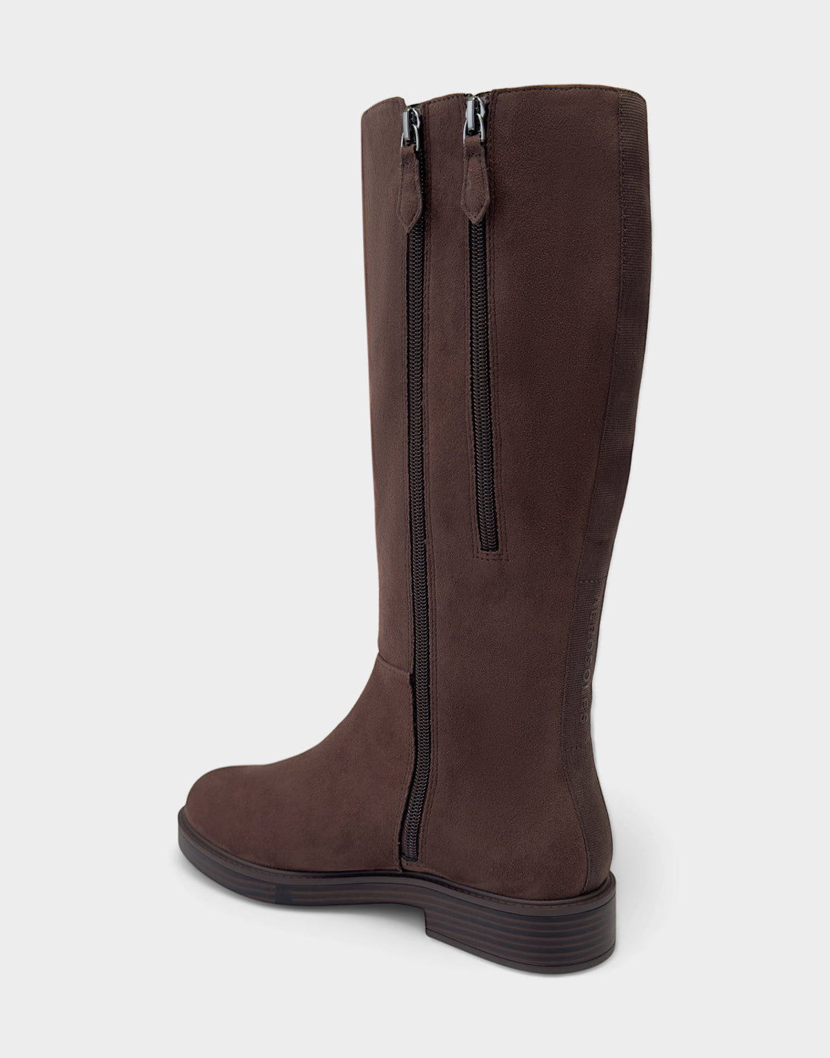 Comfortable Women's Low Block Heel Boot In Brown Faux Suede | Aerosoles Shoes