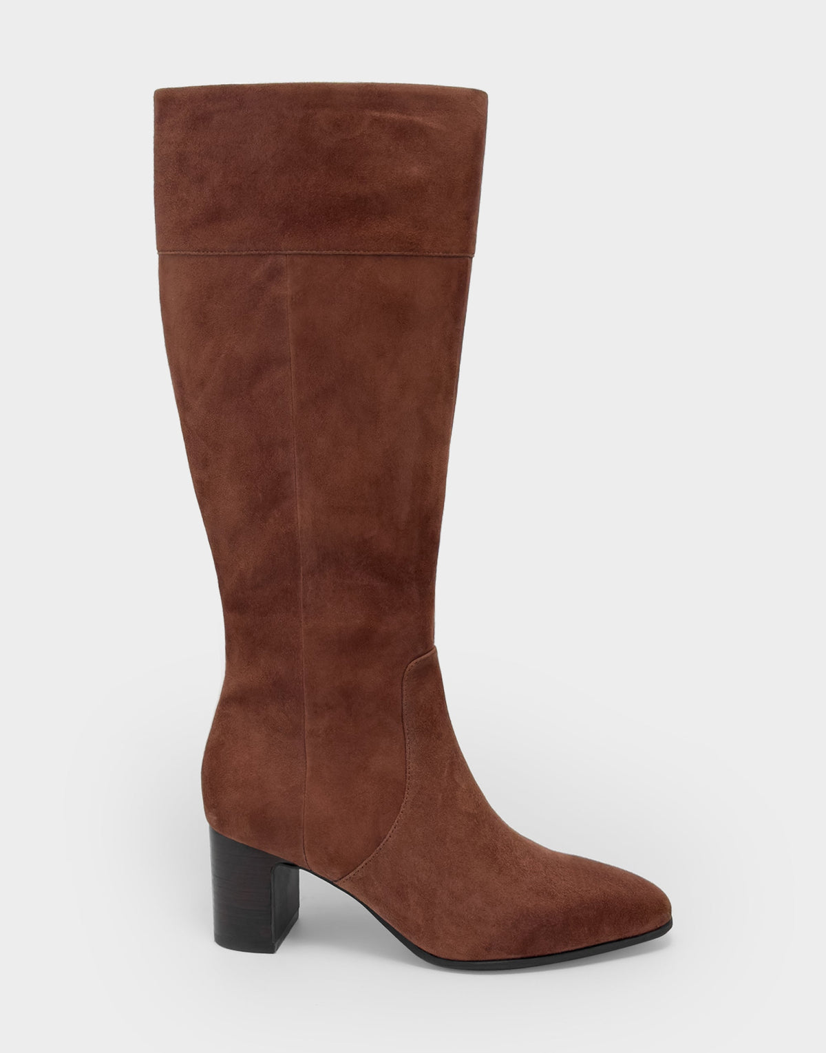 Comfortable Women's Mid Block Heel Boot In Brown Suede | Aerosoles Shoes