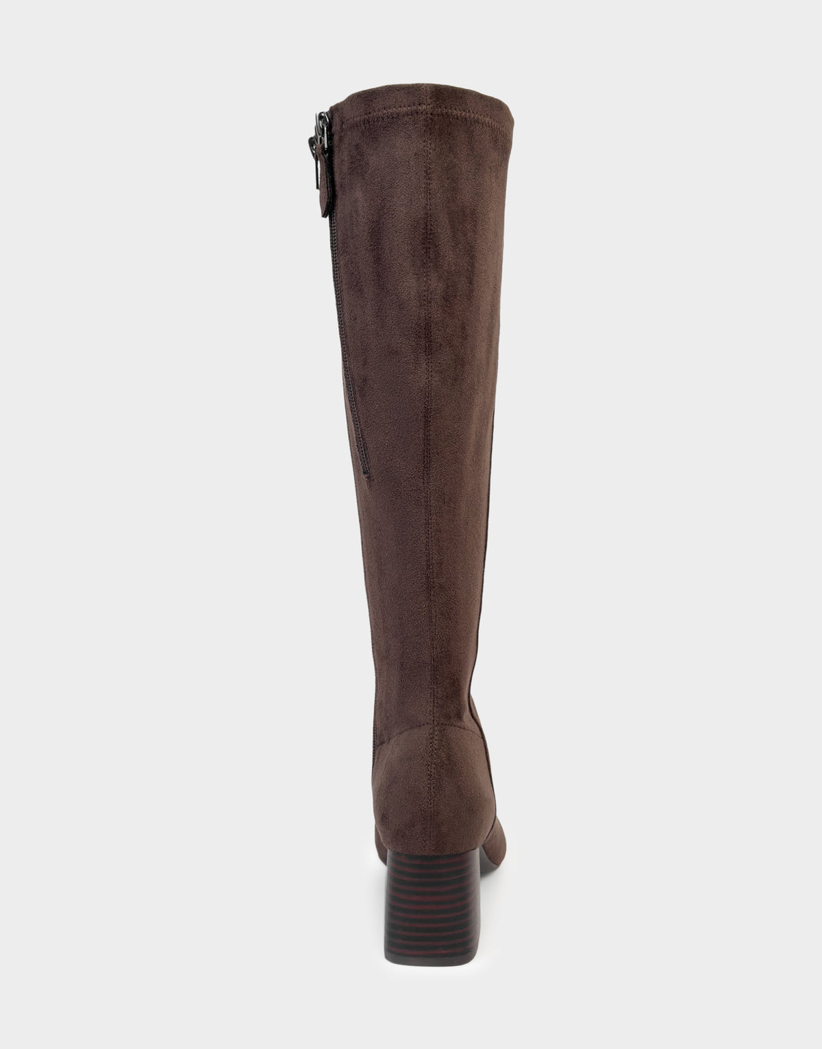 Comfortable Women's Mid Block Heel Boot In Brown Faux Suede | Aerosoles Shoes