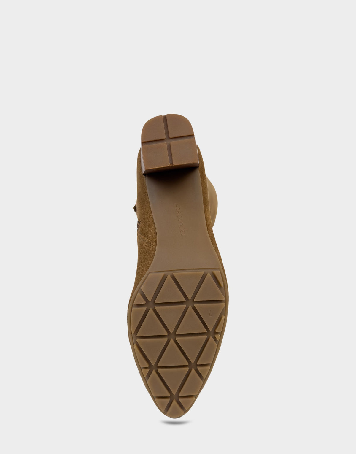 Comfortable Women's Mid Block Heel Boot In Brown Faux Suede | Aerosoles Shoes