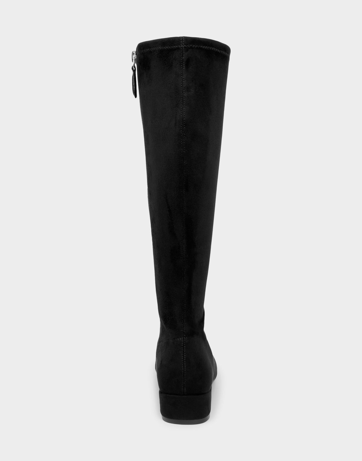 Comfortable Women's Low Block Heel Boot In Black Faux Suede | Aerosoles Shoes