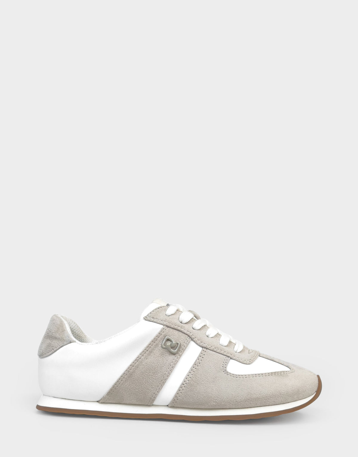 Comfortable Women's Lace Up Sneaker In White Faux Suede | Aerosoles Shoes