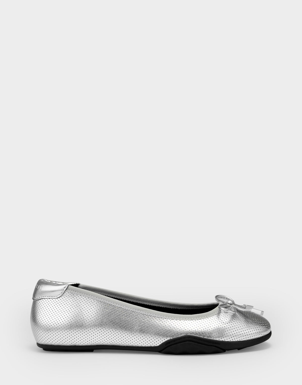 Comfortable Women's Sneakerina Flat In Silver Faux Leather | Aerosoles Shoes