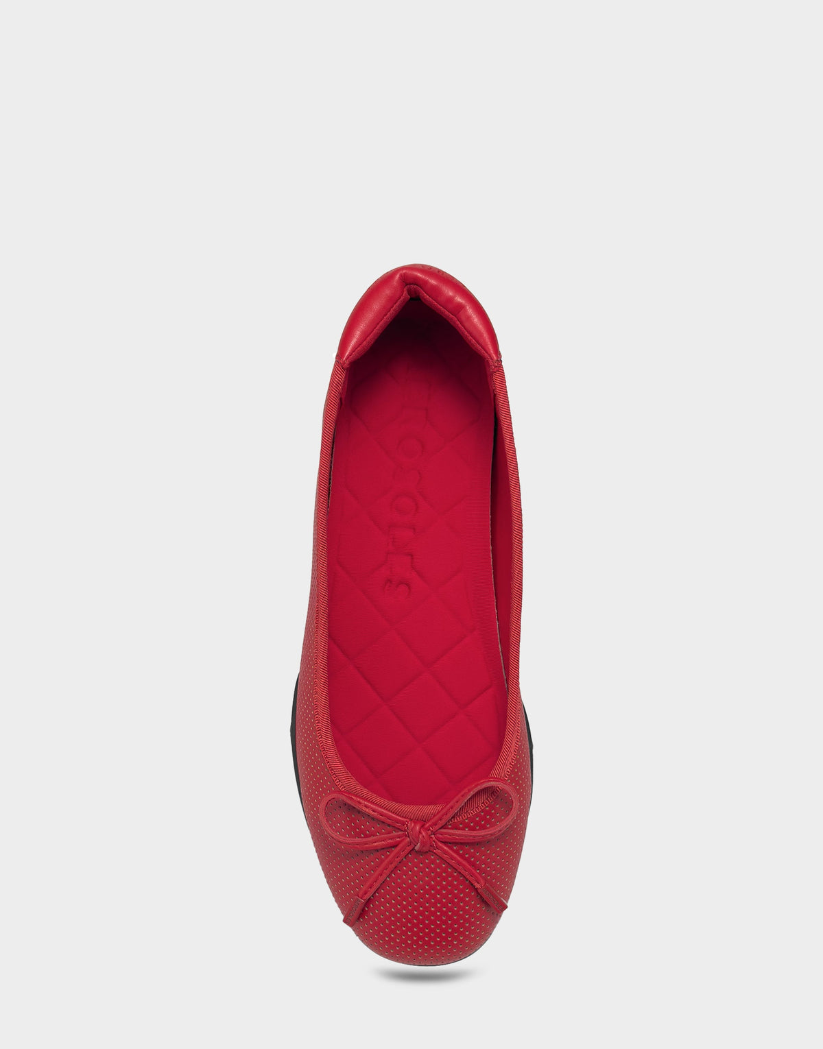 Comfortable Women's Sneakerina Flat In Red Faux Leather | Aerosoles Shoes