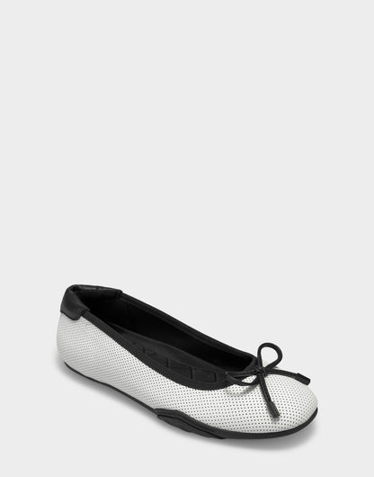 Comfortable Women's Sneakerina In White Faux Leather | Aerosoles Shoes