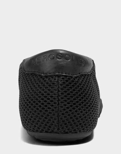 Comfortable Women's Sneakerina in Black Mesh | Aerosoles Shoes