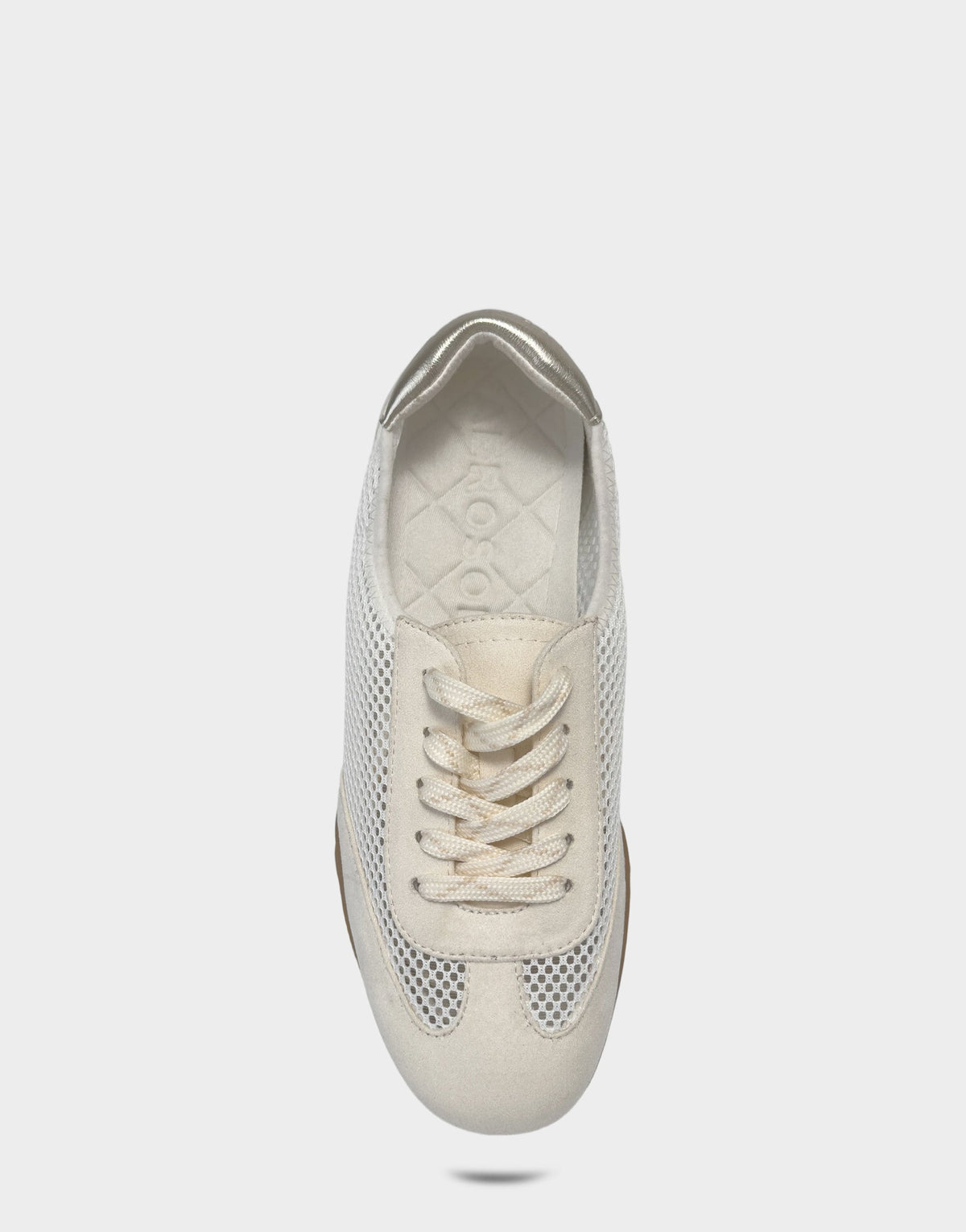 Comfortable Women's Sneaker in Cream Mesh/faux Suede | Aerosoles Shoes