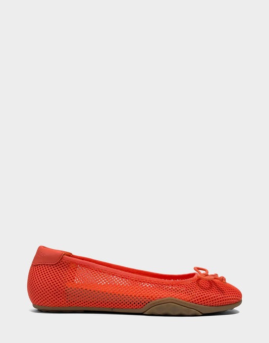 Comfortable Women's Sneakerina in Orange Mesh | Aerosoles Shoes