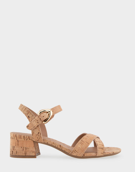 Comfortable Women's Dress Sandals in Natural Cork | Aerosoles Shoes