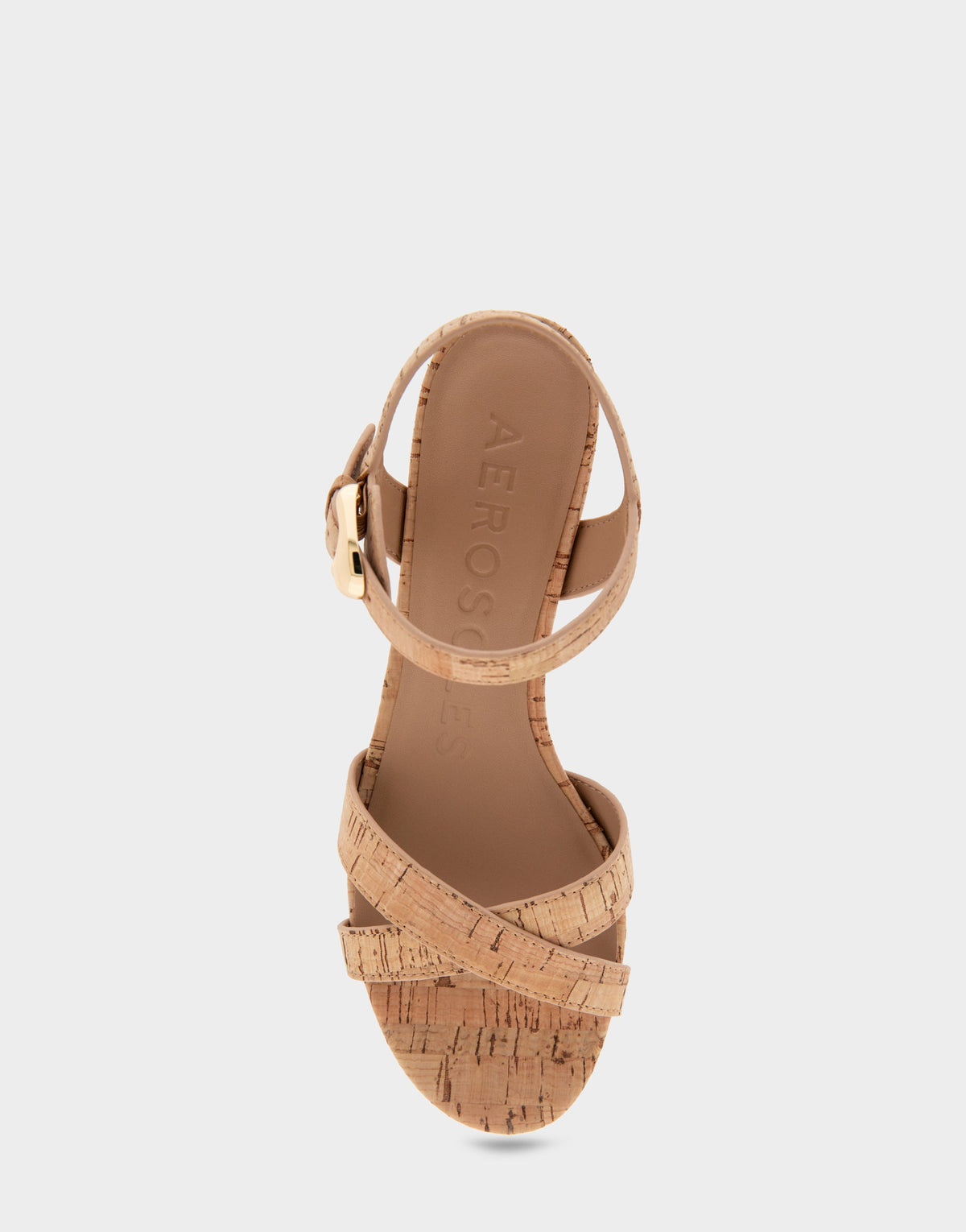 Comfortable Women's Dress Sandals in Natural Cork | Aerosoles Shoes